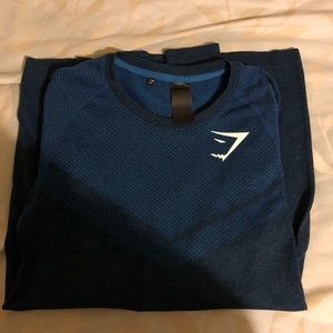Gymshark phantom seamless blue longsleeve